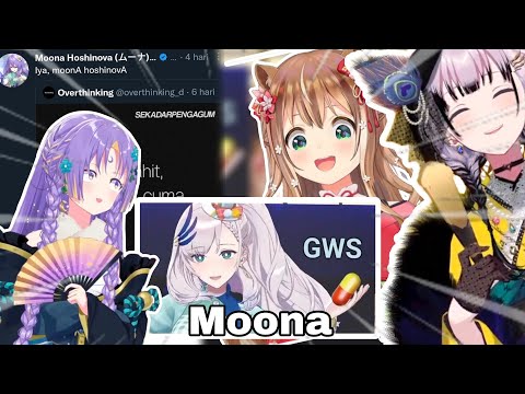 Moona Di GWS in sama Reine dan  R̶i̶d̶u̶, ̶r̶i̶b̶u̶, R̶i̶a̶u̶,̶  T̶i̶s̶u̶ RISU! [holoID Clip]