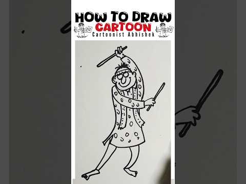 Dandiya | Garba | Navratri | How to be a cartoinist | how to draw cartoon #shorts