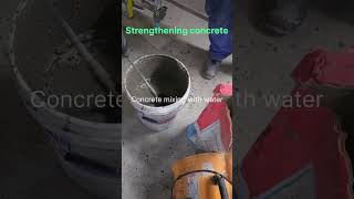 Strengthening concrete mixing and placing, C80 concrete #dubaiconstruction #constructionindustry