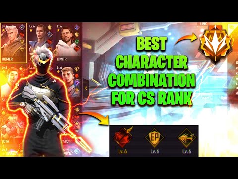 CS Rank Best Character Combination | Best Character Combination For Clash Squad Ranked |CS Rank Tips