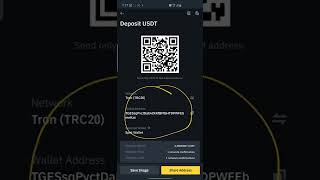 SIMPLE STEPS ON HOW TO COPY USDT (trc20) or Any address FROM BINANCE TO OTHER WALLET