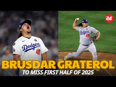 "Dodgers' Brusdar Graterol to Miss First Half of 2025 After Shoulder Surgery"