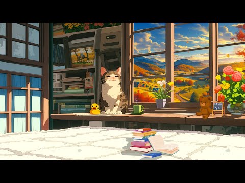 Fall Friday 🐈‍⬛🍁 Chill Lofi Beats Mix [chill lo-fi hip hop beats/Study & Relax Music]