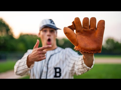 Baseball but with a 100 Year Old Glove