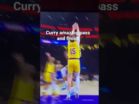 Curry amazing pass #nba