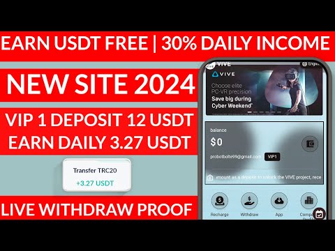 New USDT Site 2024 | Best Usdt Investment Website | New Usdt Mining Site | New Usdt Earning Website