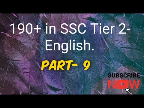 Part-9 | Voices | 190+ in SSC CGL English mains | Most important grammar rules