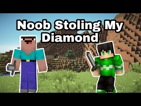 Noob Stoled My Diamond😡 #shorts #minecraftshorts #noobfunnyvideo #mcpelovers #minecraftfunnyshorts