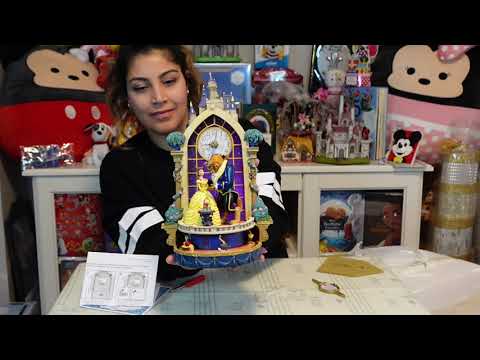 Beauty and the Beast Disney wall clock unboxing and review