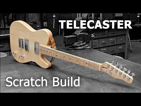 Maple TELECASTER Build - Electric Guitar from scratch!