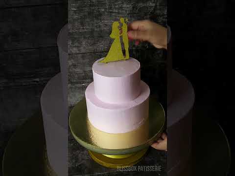 EASY TWO TIER CAKE MAKING IN A MINUTE| TIER CAKE| #viral #fypシ #trending #cake #shortvideo #shorts