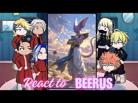 Tokyo revengers react to takemichi as beerus | super saiyan Goku | Gacha life 2 | Dragonball hero