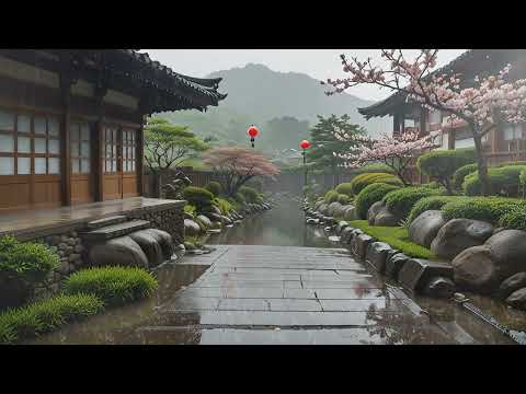 Calming Rain Sounds for Sleep and Study: 8 Hours of Peaceful White Noise Ambiance