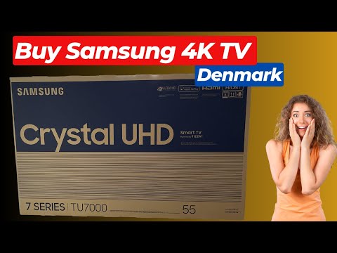 Buy Samsung DU7000 Crystal UHD 4K TV  in BILKA Store   Copenhagen Denmark