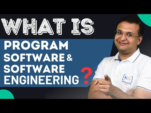 1.2 What is Program, Software and Software engineering | Explaination by Sanchit Sir