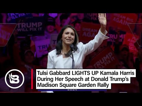 Tulsi Gabbard's EXCELLENT Speech at Trump's MSG Rally (10/27/24)