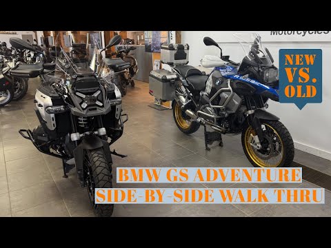 SIDE-BY-SIDE BMW GSA 1250 vs. 1300 Adventure REVIEW GSA