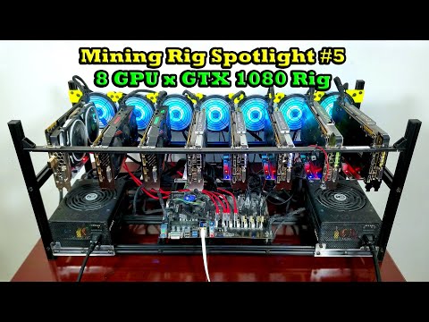 8 GPU x GTX 1080 Mining Rig Spotlight | Mining Rig Spotlight #5