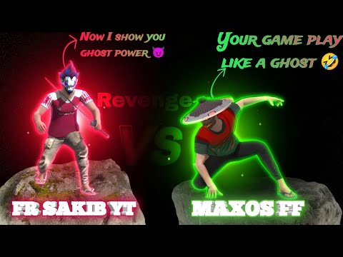 @maxosff Vs ONLY FR⚡⚡ || Revenge video 😈|| Ghost power 😝✅ ||#freefire #highlights