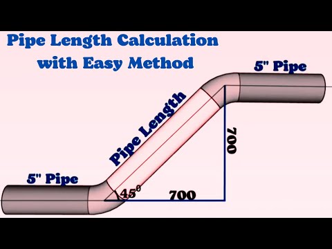 How to Calculate Pipe Length with Easy Method