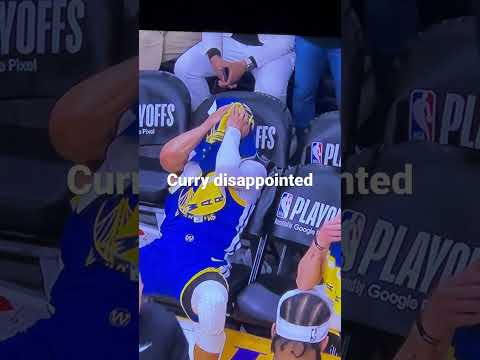 Curry disappointed #nba