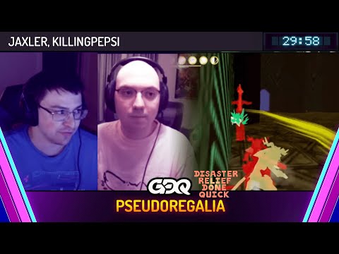 Pseudoregalia by Jaxler and killingpepsi in 29:58 - Disaster Relief Done Quick 2024