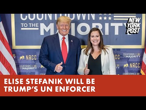 Trump confirms NYer Elise Stefanik will be his enforcer at the UN: ‘Strong, tough, and smart’