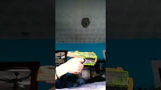 firing Nerf Gun in slow motion #shorts #nerf #slowmotiomshorts #slowmotion