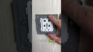 Wow, this is how a replacement fixing pin for outlets works! #electrician #electriciantools