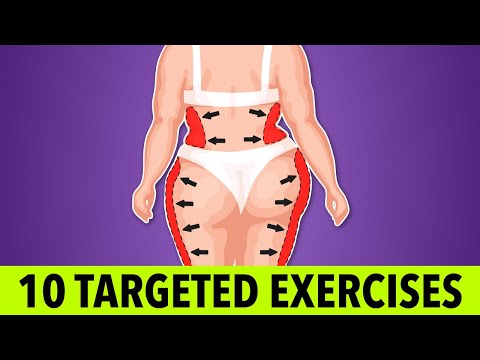 10 Targeted Exercises for Love Handles and Glutes (2 Rounds)