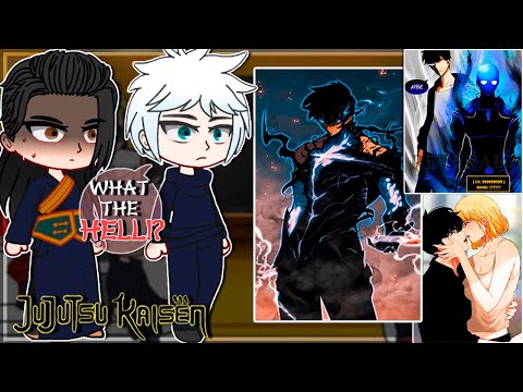 Jujutsu Kaisen React to Sung Jin Woo As Gojo Brother | Jujutsu Kaisen & Solo Leveling | Gacha React