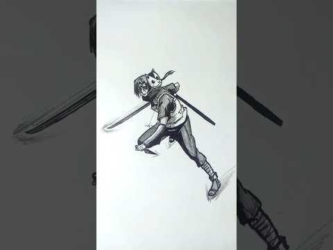 Speed Drawing Stick-man to Anime 😳//#anime #drawing #shorts