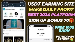 Charle Mall | New Usdt Earning Site Free Usdt | Usdt Mining Sites 2024 | Usdt Investment Platform.