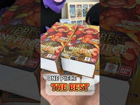 ONE PIECE THE BESTを一気に5BOX剥いて金枠ドンを狙った結果！！！ #shorts