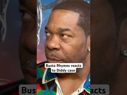 Busta Rhymes says people need to “MIND THEY DAMN BUSINESS” on Diddy case for now. #shorts