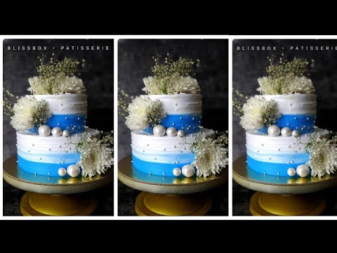 FRESH FLOWER WEDDING CAKE TUTORIAL 🌼|WEDDING CAKE DECORATION #shorts #short #viral #cake #asmr