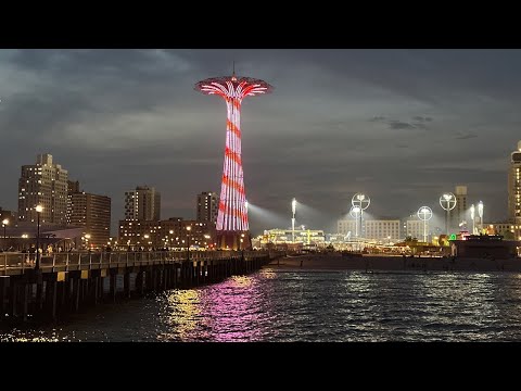 New York City Live Coney Island Summer Fireworks  First Night ,Brooklyn 6/21/2024 9:30pm