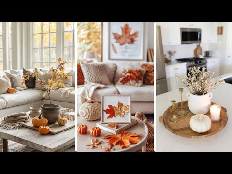 Minimalist Fall Vignettes: Simple and Elegant Autumn Decor Ideas