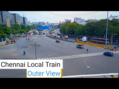 Chennai Local Train Outer View | Chennai Park Town To Velechery | The FlyFight