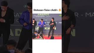 Shehzaan Khan , Faisu , Aadil Khan at award show😍❤️ #shehzaankhan #shehzaankhan_fansclub #crush