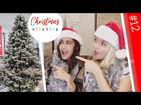 DIY FLOCKED CHRISTMAS TREE| HOW TO FLOCK CHRISTMAS TREE | VLOGMAS DAY 12