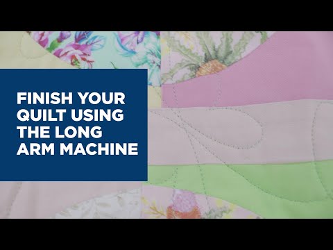 Learn How you can Finish your Quilt Using the Long Arm Machine | Spotlight Stores