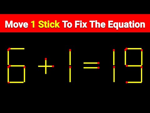 If you are genius solve this || Matchstick puzzle || Ep : 43