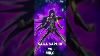 SAGA SAPURI vs MILO