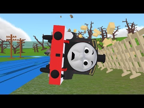 TOMICA Thomas and Friends Slow Motion Crashes: James CRASHES into a Field! (Draft Animation)