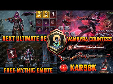 Next Ultimate Set | Vampyra Countess Set | Kar98k On-hit Upgrade Skin | Free Mythic Emote