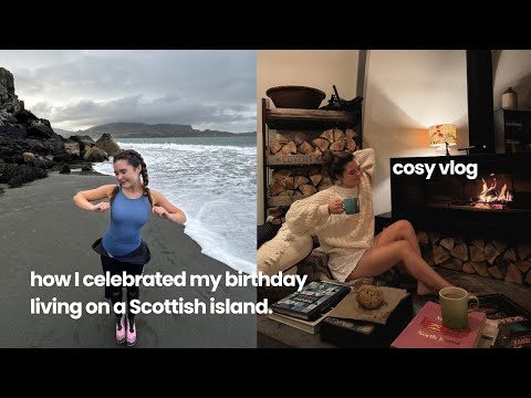 cosy birthday living on a Scottish island.