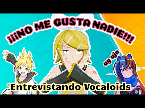 Entrevistando VOCALOIDS - Rin Kagamine ¿Le gusta Len? ¿Es tsundere?