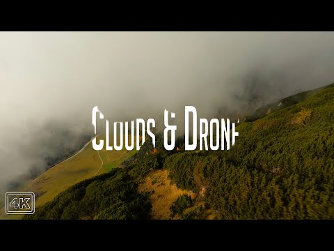 Speed Drone flying through Clouds | Relaxing FPV Drone Video | 5K