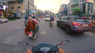 4K-Driving through the streets of Hyderabad, Himayat Nagar